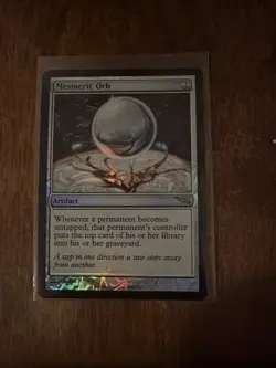 MTG Mesmeric Orb Mirrodin Foil - Image 3