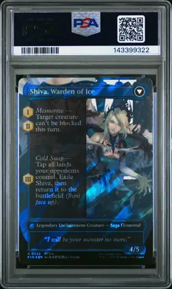 2025 MTG FINAL FANTASY SURGE JILL, SHIVA'S DOMINANT/SHIVA, WARDEN OF ICE PSA 10 - Image 2