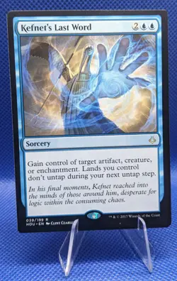 MTG Kefnet's Last Word Hour of Devastation 039/199 Regular Rare - Image 1