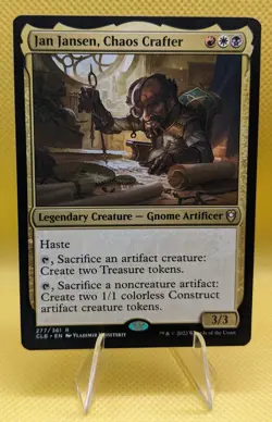 MTG Jan Jansen, Chaos Crafter Commander Legends: Battle for Baldur's Gate - Image 1