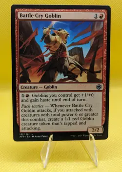 MTG Battle Cry Goblin Adventures in The Forgotten Realm 132 - Image 1