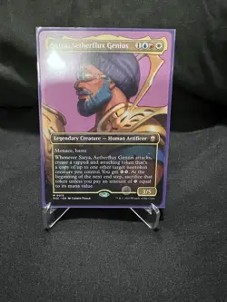 Custom MtG EDH Feat. Satya, Aetherflux Genius (Blue Red White) - Image 1