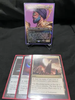 Custom MtG EDH Feat. Satya, Aetherflux Genius (Blue Red White) - Image 3