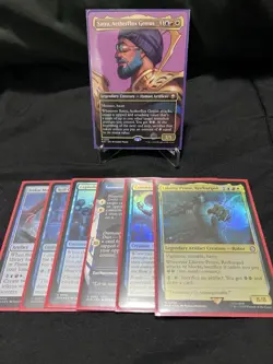 Custom MtG EDH Feat. Satya, Aetherflux Genius (Blue Red White) - Image 4