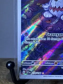 Pokemon TCG Greavard - Scarlet & Violet Base Set Holo Illustration Rare 214/198 - Image 4