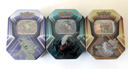 Pokemon Triple Whammy Tin Set (of x3) - SEALED TCG - Tyranitar Darkrai Slakoth - Image 1