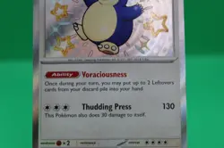 2024 Pokemon SV Paldean Fates PAF EN Snorlax #202/091 NM - Image 3