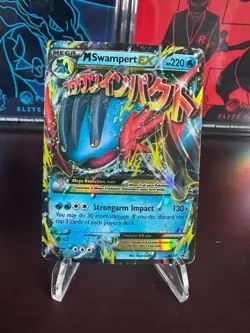 M Swampert EX XY87 XY Holo Pokemon TCG DMG - Image 1