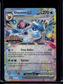 2025 Pokemon Prismatic Evolutions Glaceon ex Promos #026/131 - Image 1
