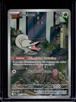 2025 Pokemon White Flare Shelmet Illustration Rare #093/086 - Image 1