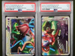 2010 Pokemon HeartGold & SoulSilver Rayquaza Deoxys LEGE 89/90 PSA 5 SEQ PAIR - Image 2