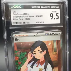 Pokemon Eri Trainer Ultra Rare Holo Sv: Prismatic Evolutions 136/131 CGC 9.5 - Image 2