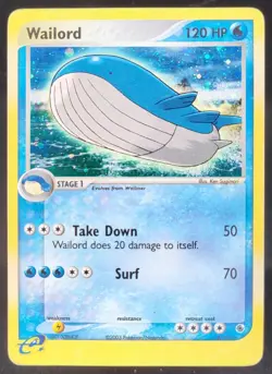 2003 Pokemon EX Sandstorm Wailmer #83/100 JS14 - Image 1
