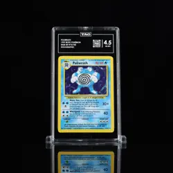 1999 Pokemon Base Set POP 2 Shadowless Poliwrath 13/102 Holo RARE TAG 4.5 VG EX - Image 1