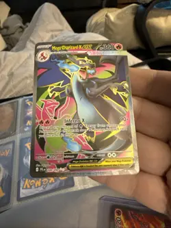 Pokemon Mega Charizard X ex Ultra Rare Full Art Holo Phantasmal Flames #109/094 - Image 1