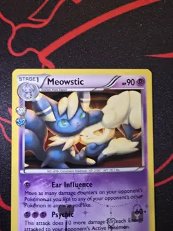 Pokemon Meowstic RC15-32 Generations Radiant Collection Holo 90HP Stage 1 - Image 2
