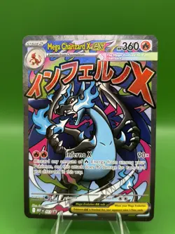 Mega Charizard X ex 023 MEP Black Star Promo Pokemon Phantasmal Flames UPC - 1 - Image 1