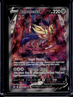 2023 Pokemon SWSH Crown Zenith Zamazenta V Galarian Gallery #GG54/GG70 - Image 1