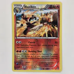 Blaziken 14/111 Reverse Holo Rare XY Furious Fists LP Pokemon - Image 1