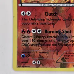 Blaziken 14/111 Reverse Holo Rare XY Furious Fists LP Pokemon - Image 4
