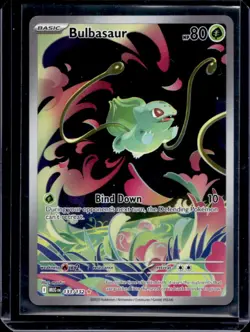 2025 Pokemon Mega Evolution Bulbasaur Illustration Rare #133/132 - Image 1