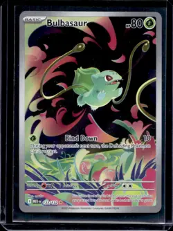2025 Pokemon Mega Evolution Bulbasaur Illustration Rare #133/132 - Image 1