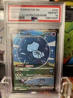 Pokemon PSA 10 Bubble Mew Ex Paldean Fates SIR - Image 1