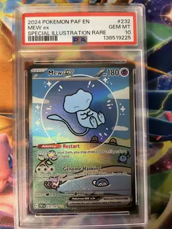 Pokemon PSA 10 Bubble Mew Ex Paldean Fates SIR - Image 3