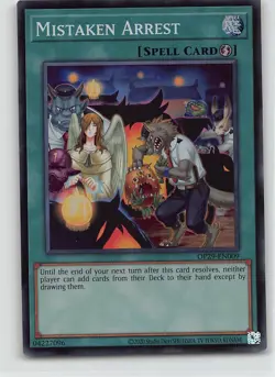 Mistaken Arrest Super Rare OTS Tournament Pack 29 OP29-EN009 NM - Image 1
