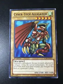 Cyber-Tech Alligator LCJW-EN011 X 1 Common 1st Ed Yugioh - Image 1