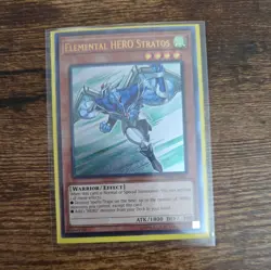 Yu-Gi-Oh! TCG Elemental HERO Stratos OP09-EN001 Ultimate NM - Image 1