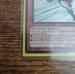 Yu-Gi-Oh! TCG Elemental HERO Stratos OP09-EN001 Ultimate NM - Image 2