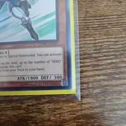 Yu-Gi-Oh! TCG Elemental HERO Stratos OP09-EN001 Ultimate NM - Image 5