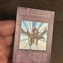 Gaia the Dragon Champion LOB-125 Unlimited Secret Rare MP - Image 3