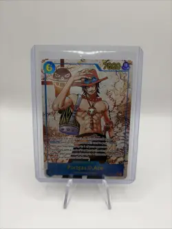 One Piece TCG Portgas D. Ace OP13‑119 Alt Art SEC Carrying on His Will - Image 3