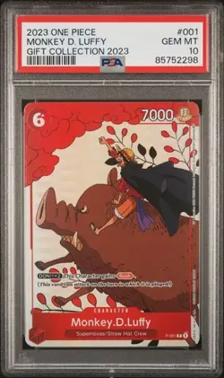 2023 ONE PIECE GIFT COLLECTION 2023 #001 MONKEY D. LUFFY PSA 10 - Image 1