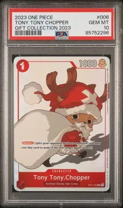 2023 ONE PIECE GIFT COLLECTION 2023 #006 TONY TONY CHOPPER PSA 10 - Image 1