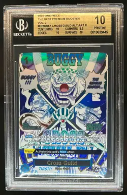 2025 One Piece The Best V2 Cross Guild Alt Art #OP09-057 BGS 10 - Image 1