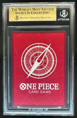 2025 One Piece 25th Anime Monkey D Dragon Textured Gold #OP07-001 BGS 10 - Image 2