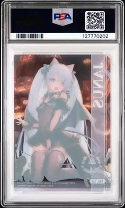 2024 BUSHIROAD TRADING CARD COLLECTION CLEAR AZUR LANE VOL.1 #13 JANUS PSA 9 - Image 2