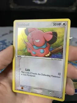 Pokemon Card Ex Unseen Forces Snubbull 74/115 2005 Reverse Holo - Image 2