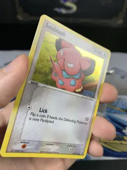 Pokemon Card Ex Unseen Forces Snubbull 74/115 2005 Reverse Holo - Image 5