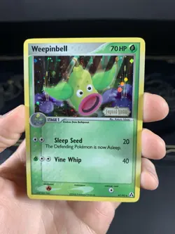 Pokemon Card Ex Legend Maker Weepinbell 47/92 2006 Reverse Stamped Holo NM - Image 2