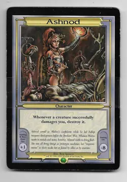 10 ASHNOD Vanguard Cards 3x5 Magic MTG in original wrap - Image 1