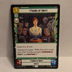 Star Wars Unlimited Figure of Unity Legendary Secrets Of Power Card 104/264 - Image 1
