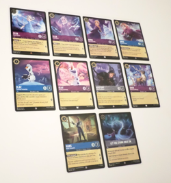 Disney Lorcana Theme Lot - Frozen Theme Lot of 10 Cards - Image 2