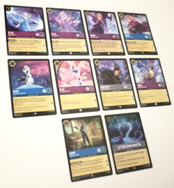 Disney Lorcana Theme Lot - Frozen Theme Lot of 10 Cards - Image 3