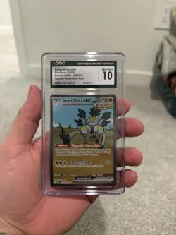 CGC 10 Sandy Shocks EX 250/182 Paradox Rift–Mint+ Graded Pokemon Card - Image 1