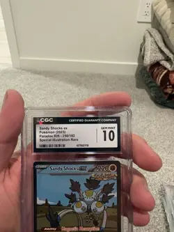 CGC 10 Sandy Shocks EX 250/182 Paradox Rift–Mint+ Graded Pokemon Card - Image 3