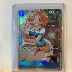 Nami (Full Art Holo) P-053 P ONE PIECE Card The Best PRB-01Japanese - Image 2